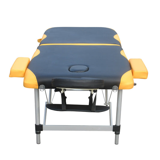 NNEDSZ YES4HOMES 2 Fold Portable Aluminium Massage Table Massage Bed Beauty Therapy