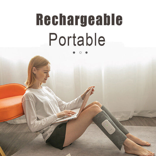 NNEDSZ Leg Massager Heated Air Compression Foot Massage Calf Circulation Muscles Relax