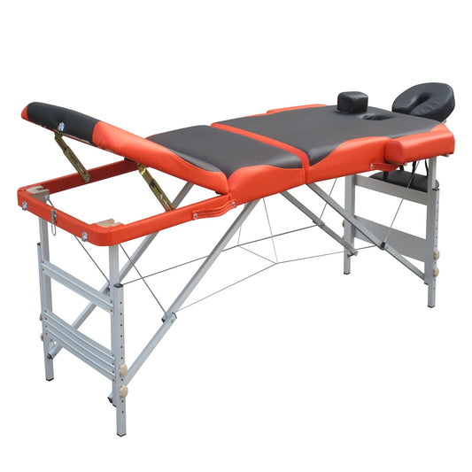 NNEDSZ YES4HOMES 3 Fold Portable Aluminium Massage Table Massage Bed Beauty Therapy