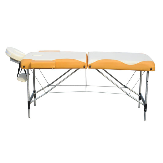 NNEDSZ YES4HOMES 2 Fold Portable Aluminium Massage Table Massage Bed Beauty Therapy